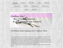Tablet Screenshot of coiffeur-die2.de